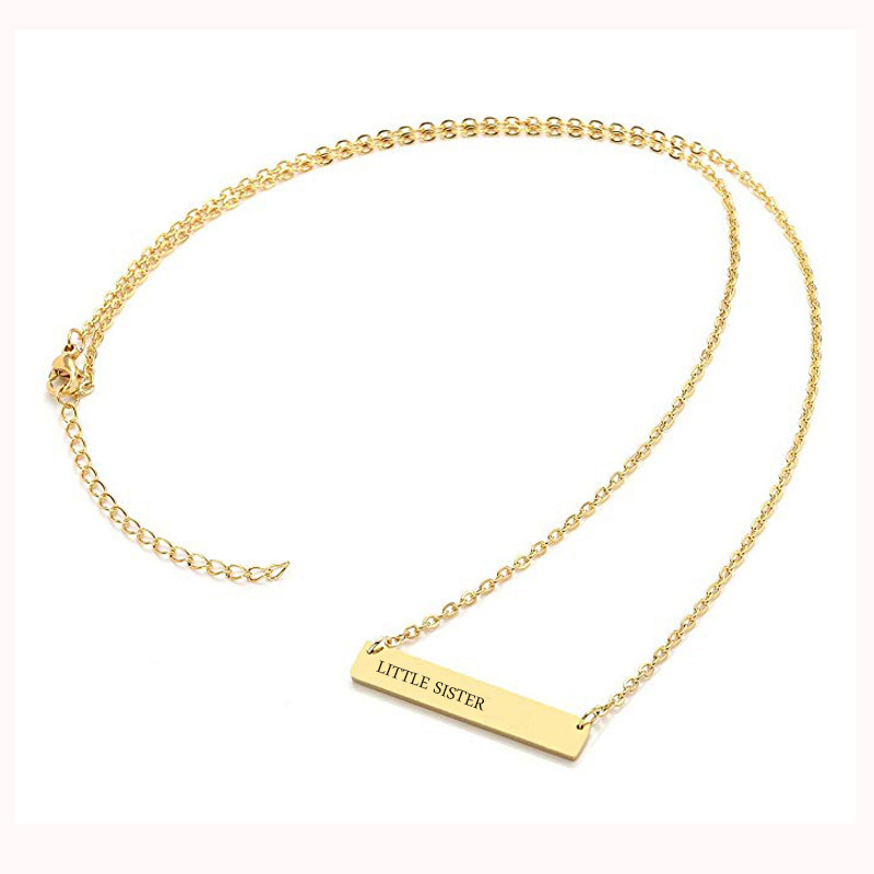 amazon gift titanium cheap laser engrave gold stainless steel name necklace personalised amazon gift titanium cheap laser engrave gold stainless steel name necklace personalised