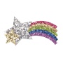 Unicorn background three styles star cloud loose sequin decorative hair claw clips