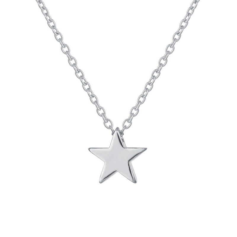 Amazon ins hot creative retro simple chain alloy pentagram necklaces for women