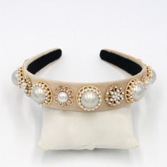 Wholesale baroque girls rhinestone crystal headbands for women 2019