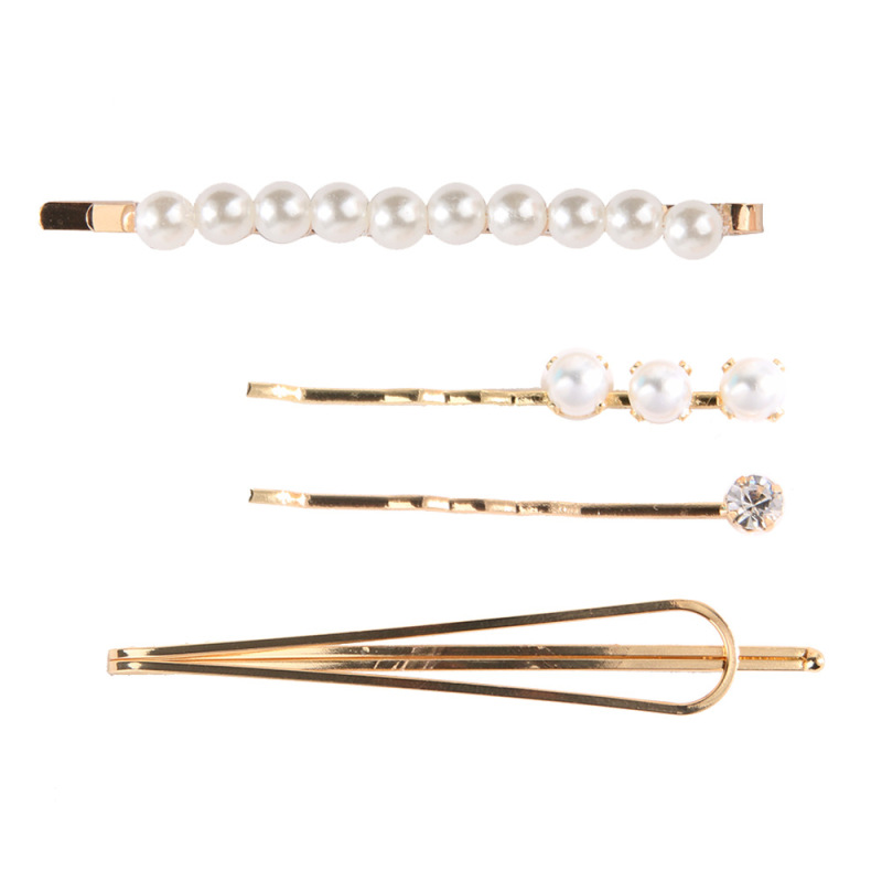 Women Simple Irregular wedding Metal Hair Accessories pear Hair pins
