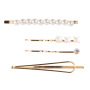 Women Simple Irregular wedding Metal Hair Accessories pear Hair pins
