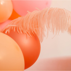 12inch birthday pink agate latex balloon arch angel party decoration