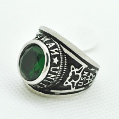 fashion ins amazon jewelry soccer logo Blue enamel custom signet boxing championship rings