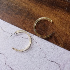 Handmade acrylic acetate Platewomen's accessories new style creative trendy crystal hoop earrings