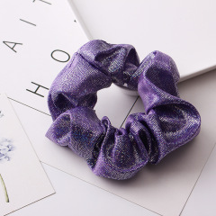 Glitter Bling Bling hair cord Accessories stain Elastic Scrunchy women hair bands