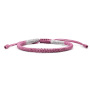 Fashion Red Color Tibetan Buddhist Handmade Lucky Rope Macrame Bracelet