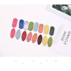 2pcs Korean Children's Hair Accessories BB Clip PU leather hair clip hairpin 2pcs Korean Children's Hair Accessories BB Clip PU leather hair clip hairpin