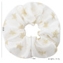 Wholesale white soft wristband elastic traceless pure silk hair tie