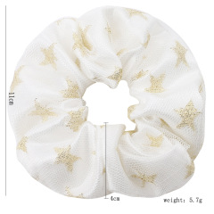 Wholesale white soft wristband elastic traceless pure silk hair tie