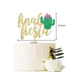 Mexican Carnival Party Banner Cactus Aluminum Balloon Cake Decoration party suppliers