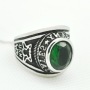 fashion ins amazon jewelry soccer logo Blue enamel custom signet boxing championship rings