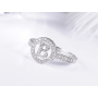 Glowing diamonds with 26 letters opening or girls adjustable slip hollow rings Glowing diamonds with 26 letters opening or girls adjustable slip hollow rings