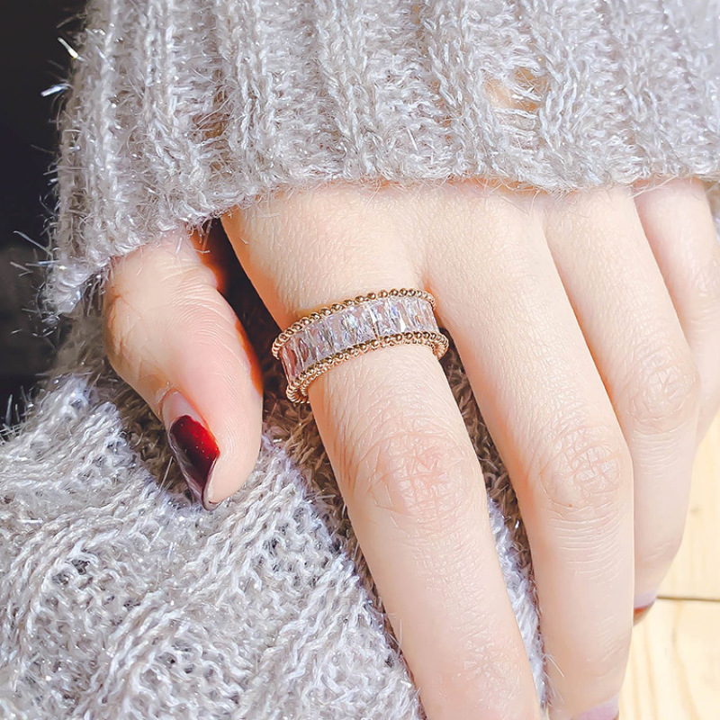 High quality women jewelry brass white steel bow shaped index finger open Rings High quality women jewelry brass white steel bow shaped index finger open Rings
