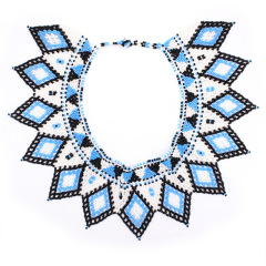 Wholesale Bohemian vintage African Tribal Handmade Shoulder Purple Statement crystal Beaded Ethnic bib Choker necklace Wholesale Bohemian vintage African Tribal Handmade Shoulder Purple Statement crystal Beaded Ethnic bib Choker necklace
