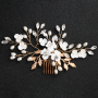 metal womens Pearl Hair Accessories Wedding Bridal Hair Combs for braids metal womens Pearl Hair Accessories Wedding Bridal Hair Combs for braids