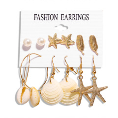 2020 wholesale summer fashion jewelry girls shell earrings sets for women 2020 wholesale summer fashion jewelry girls shell earrings sets for women