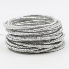 glitter bing gold sliver ponytail holder wedding Hair Accessories Hair ties