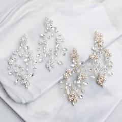 fashion custom wholesale women jewelry gift wedding bridal crystal earrings
