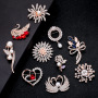 New Brooches Gold Color Buckle Scarf Clip Clothing Accessories Brooch Jewelry brooches women pins New Brooches Gold Color Buckle Scarf Clip Clothing Accessories Brooch Jewelry brooches women pins