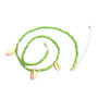 Wholesale fashion jewelry green beads women necklace with shell Wholesale fashion jewelry green beads women necklace with shell