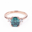 rose gold blue