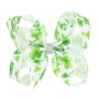 St.Patrick's Day babies green four-leaf clover bows knot hair clips for girls hair accessories