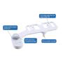 Non-electric bathroom water pressure control abs mechanical bidet attachment for toilet seat