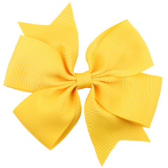 2020 Satin ribbon handmade 15 color bows knot hair clips for girls hair accessories