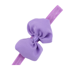 Wholesale 14 style pure color bow knot hair band for baby kids hair accessories