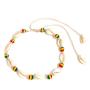 Handmade Jewelry Braided Colored Beaded Shell Short Rope Adjustable Choker Necklace Handmade Jewelry Braided Colored Beaded Shell Short Rope Adjustable Choker Necklace