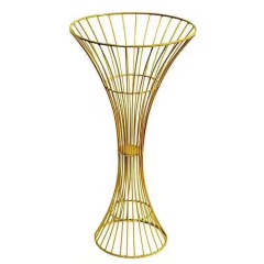 custom Gold metal Road Lead Flower Vase Stand for Wedding Centerpiece Decoration custom Gold metal Road Lead Flower Vase Stand for Wedding Centerpiece Decoration
