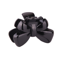 Wholesale custom women accessories plastic bow girls ponytail hair clip claws for daily life