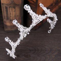 2019 Fashion women girls show party baroque crystal wedding accessories princess crown tiara 2019 Fashion women girls show party baroque crystal wedding accessories princess crown tiara