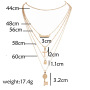 wish Amazon ins fashion gold plated lock cross name multi layered chain choker necklace for women lady girls wish Amazon ins fashion gold plated lock cross name multi layered chain choker necklace for women lady girls