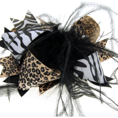 Indian hair clip black yellow clips multi-colored Halloween girls kids hairpins for hair