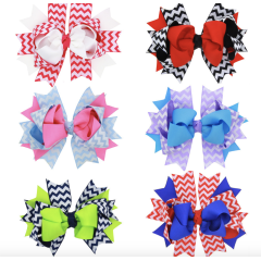 Halloween multi-colored top cufflinks bow knotted girls hair accessories hair clips Halloween multi-colored top cufflinks bow knotted girls hair accessories hair clips