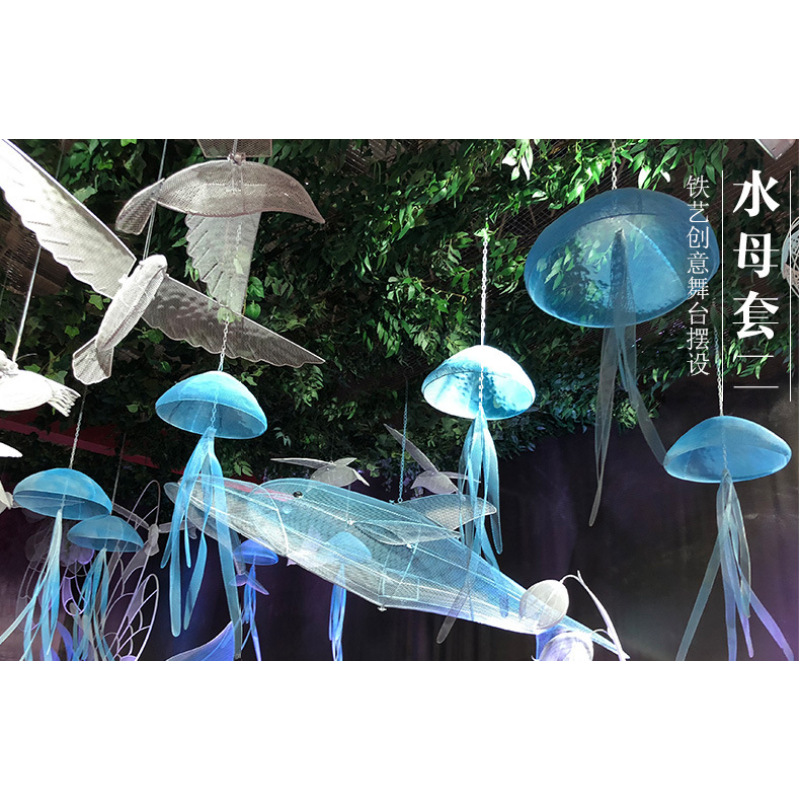 many designs metal hanging jellyfish wedding party ceiling birthday stage decorations many designs metal hanging jellyfish wedding party ceiling birthday stage decorations