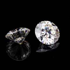 India raw 7mm DEF white color vvs loose rough moissanite pendant diamonds