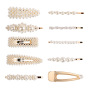 Women Geometric Shape wedding Metal Hair Accessories pear Hair Clips Women Geometric Shape wedding Metal Hair Accessories pear Hair Clips