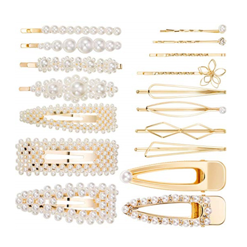 Women Simple Irregular wedding Metal Hair Accessories pear Hair Clips Women Simple Irregular wedding Metal Hair Accessories pear Hair Clips