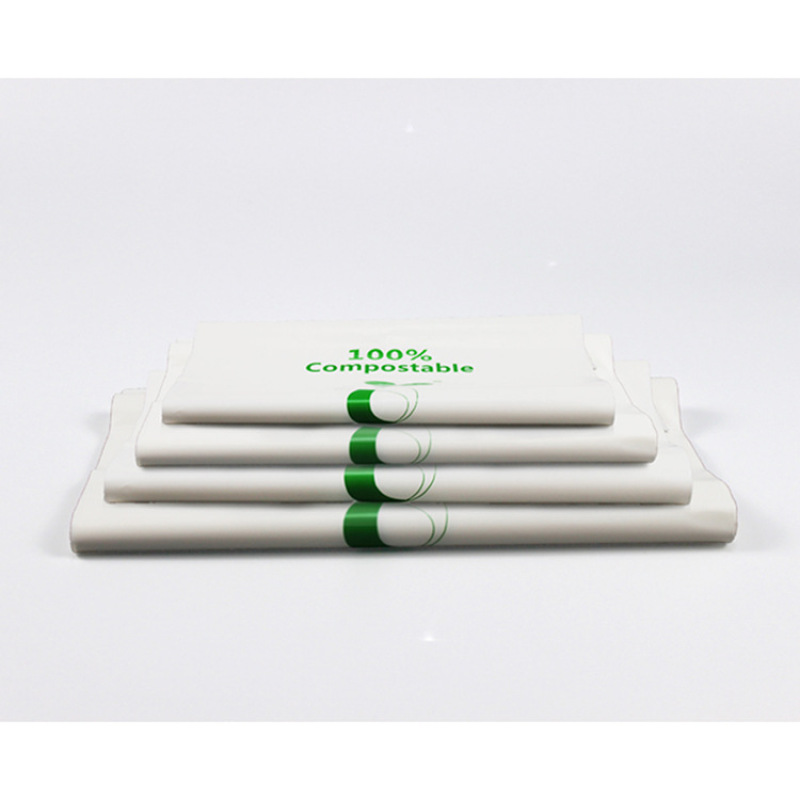 New trendy bulk custom pattern logo supermarket shopping portable biodegradable plastic packaging bags