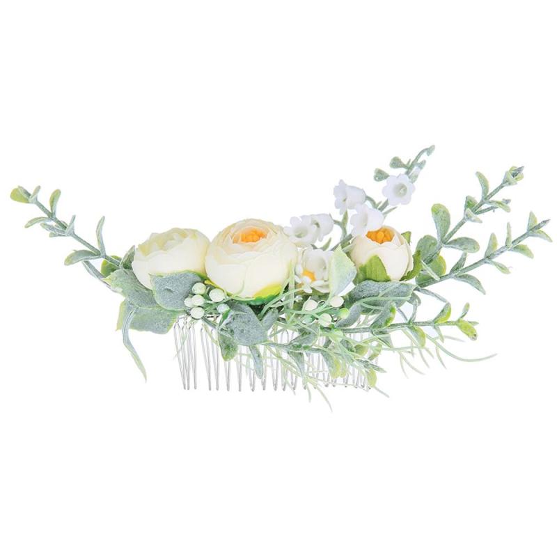 2019 Bride flower Wedding hair accessories women bridal hair combs