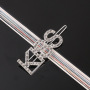 NO SLIP Ins custom girls rhinestone letter alphabet hair clips for women NO SLIP Ins custom girls rhinestone letter alphabet hair clips for women