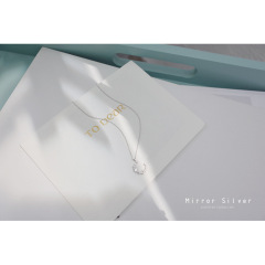 fashion korean ins valentine's day christmas giftsterling silver chain 925
