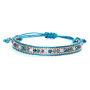 Boho 3pcs tiny bead bracelet Set woven twisted adjustable Seed Bead Bracelet