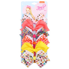 custom ins fashion 6pcs jojo boutique babys girls kids hair bow clips