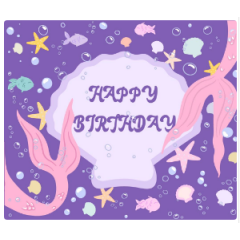 New arrive Banner mexican Mermaid party decorations supplies