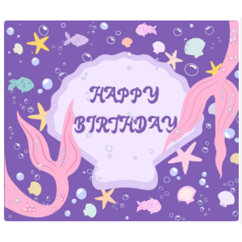New arrive Banner mexican Mermaid party decorations supplies New arrive Banner mexican Mermaid party decorations supplies