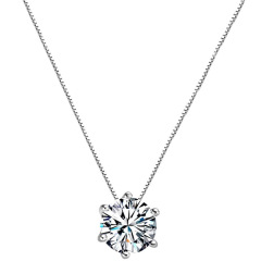 korean ins valentine's day christmas gift pure 925 silver round zircon chocker necklace korean ins valentine's day christmas gift pure 925 silver round zircon chocker necklace